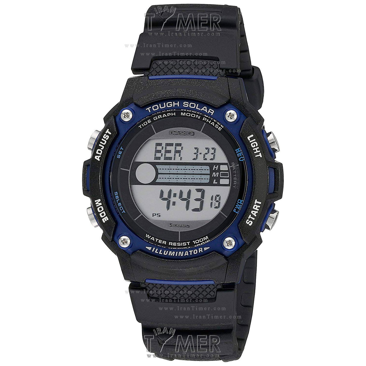 قیمت و خرید ساعت مچی مردانه کاسیو (CASIO) جنرال مدل W-S210H-1AVDF اسپرت | اورجینال و اصلی