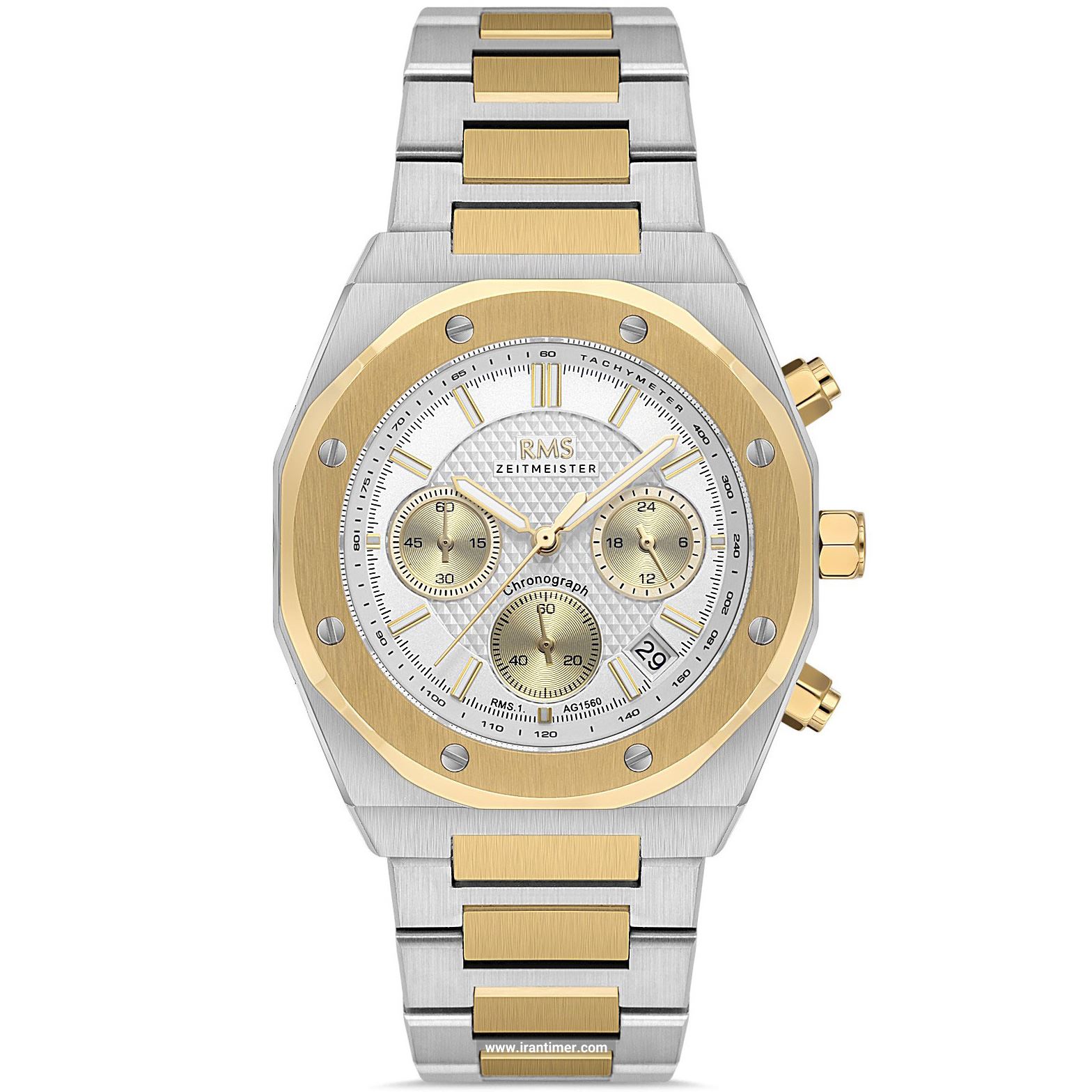 قیمت و خرید ساعت مچی مردانه آر ام اس زیمستر(RMS ZEITMEISTER) مدل RMS.1.AG1560.08 کلاسیک | اورجینال و اصلی