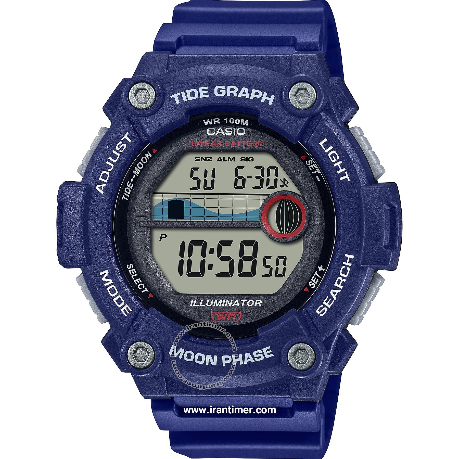 قیمت و خرید ساعت مچی مردانه کاسیو (CASIO) جنرال مدل WS-1300H-2AVDF اسپرت | اورجینال و اصلی
