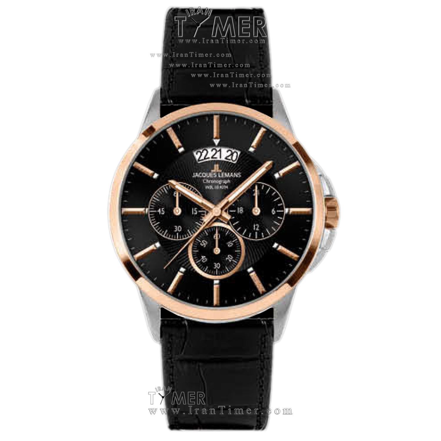 قیمت و خرید ساعت مچی مردانه ژاک لمن(JACQUES LEMANS) مدل 1-1542C کلاسیک | اورجینال و اصلی