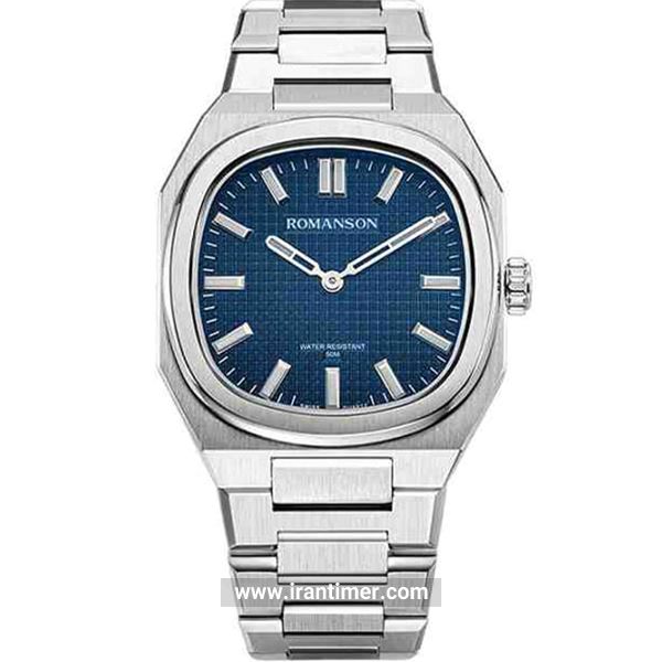 قیمت و خرید ساعت مچی مردانه رومانسون(ROMANSON) مدل TM4BF009MMWWAN2W-NAVY کلاسیک | اورجینال و اصلی