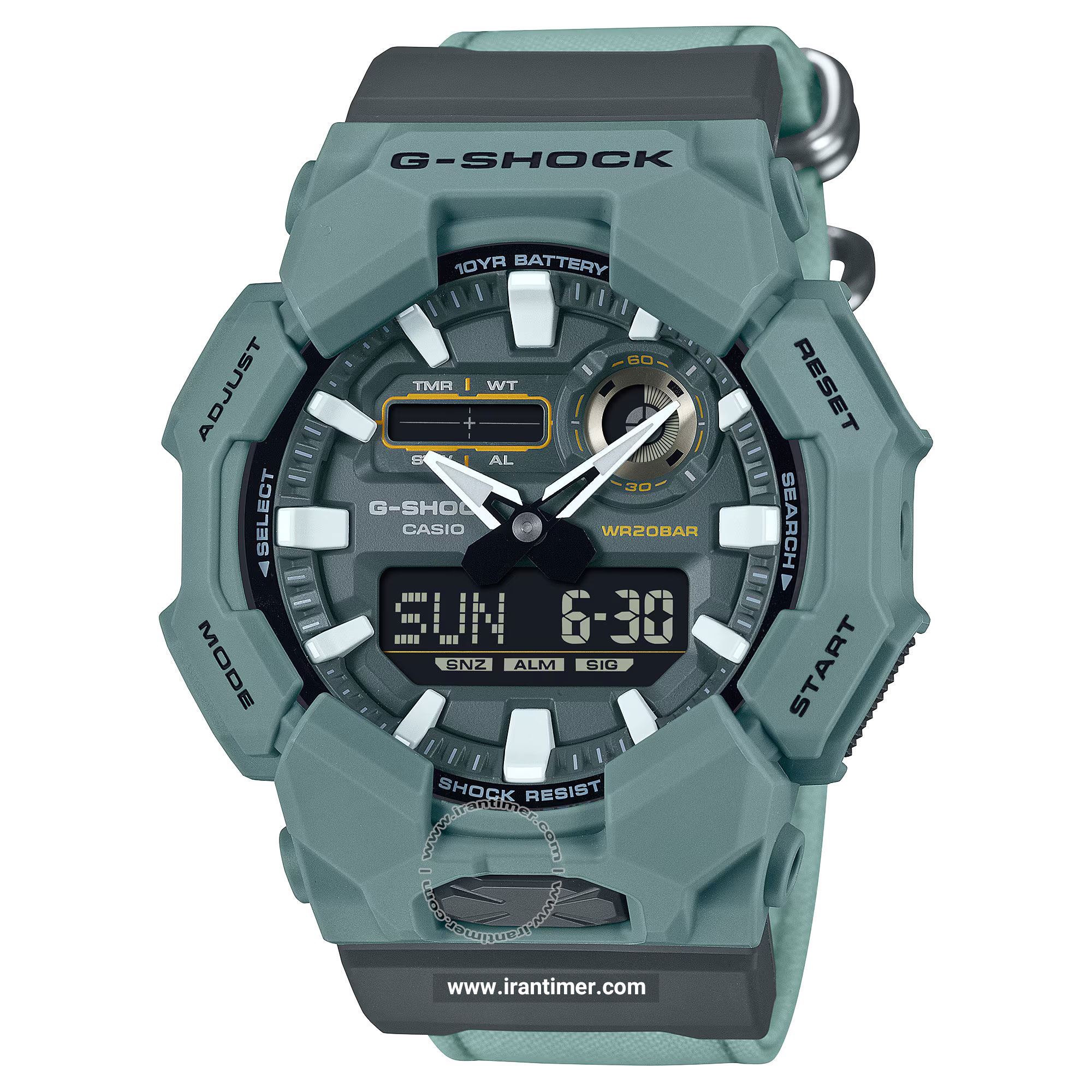 ffaa801f2be54516bd27185a9703ac4d قیمت و خرید ساعت مچی مردانه کاسیو (CASIO) جی شاک مدل GA-010CE-2ADR اسپرت | اورجینال و اصلی - تصویر 1